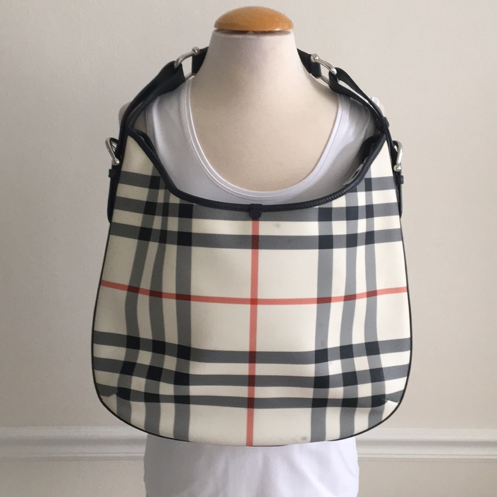 Burberry NOVA Plaid VGUC Pretty Tote/Satchel - Picture 8 of 15
